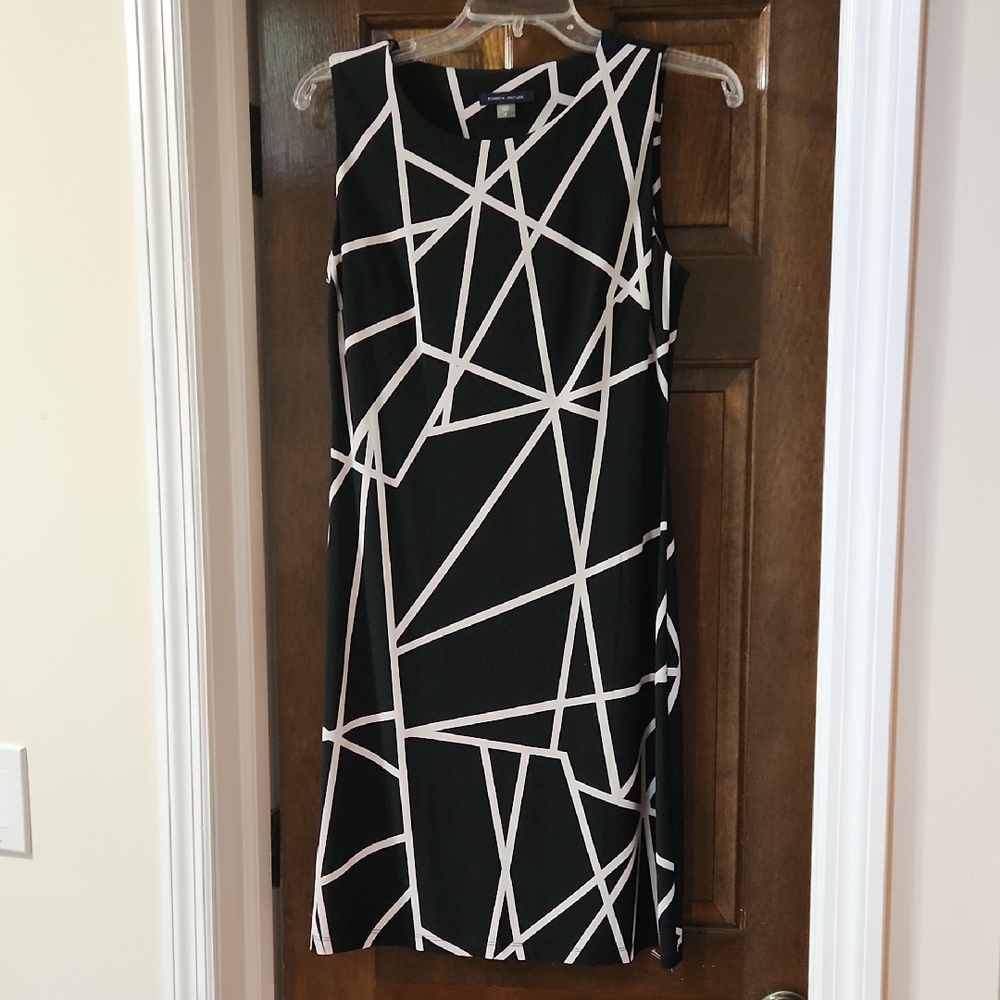 Tommy Hilfiger Black and White Sheath Dress
